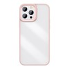 Dėklas Baseus Crystal átlátszó tok iPhone 13 Pro prietaisas (rózsaszín)