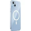Baseus Crystal serijos magnetinis dėklas, skirtas iPhone 14 Plus + grūdintas stiklas