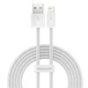 Baseus Dynamic USB - Lightning kabelis 2.4A 2m - Baltas