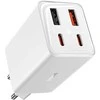 Baseus GAN6 Pro greitas įkroviklis, 2xUSB-C + 2xUSB, 65W (balta)