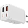 Baseus GAN6 Pro greitas įkroviklis, 2xUSB-C + 2xUSB, 65W (balta)
