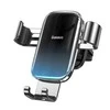 Baseus Glaze Gravity automobilinis telefono laikiklis į groteles - Juodas