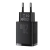 Baseus Kompaktiškas sieninis greitasis įkroviklis USB-C 20W, Juodos spalvos (CCXJ-B01)