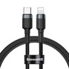 Baseus kabelis USB Type-C - Iphone PD 18W 1m - Pilkas / Juodas