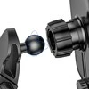 Baseus Light Electric Automobilinis laikiklis su Qi belaidžiu įkrovimu - Juodas