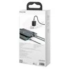 Kabelis USB C - 3 kištukai (USB C (iki 15W), micro USB (iki 10W), lightning (iki 20W)) 1.5m juodas Rapid BASEUS
