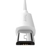 Baseus Simple Wisdom Data kabelių rinkinys USB Micro 2.1a (2vnt) 1.5m - Baltas