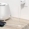 Kabelis Baseus Superior iš USB į microUSB+Lightning+Type-C 3.5A 1.5m baltas CAMLTYS-02