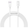 Baseus Superior serijos kabelis USB-C 66W 2m - Baltas