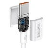 Baseus Superior serijos USB-C – USB-C kabelis 100W 2m baltas