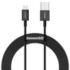 Baseus Superior serijos USB - Lightning kabelis 2.4A 1m - Juodas