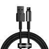 Baseus Tungsten Gold kabelis USB į Lightning 2.4A 1m - Juodas