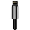 Baseus Tungsten Gold kabelis USB į Lightning 2.4A 2m - Juodas