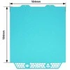 BIQU Panda spausdinimo plokštė CryoGrip Pro Glacier - dvipusis magnetinis sluoksnis - Bambu Lab A1 mini spausdintuvams - 184x184mm