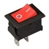 Oem Bistabilus svirties jungiklis KCD1 - raudonas matinis - 21x15mm - ON/OFF jungiklis 230V - 2PIN