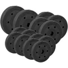 Bituminių apkrovų rinkinys 30kg (8x1.25kg + 4x2.5kg + 2x5kg), skylė 31mm, REBEL ACTIVE