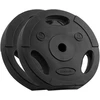 Bituminių svarelių rinkinys 2x10kg, skylė 31mm, plokštė su rankenomis, REBEL ACTIVE