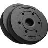 Bituminių svarelių rinkinys 2x7.5kg, skylė 51mm - olimpinėms štangams, REBEL ACTIVE