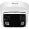 BLOW 8MP IP kamera BL-I8SS40TWM 4 mm baltas kupolinis panoraminis dvigubas objektyvas