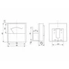 Blow Analoginis ampermetras kw, mini 20A