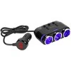 Blow Automobilio cigarečių žiebtuvėlio skirstytuvas 1xKIŠTUKAS/3xLIZDAI+2xUSB CS-35 laidas