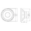 BLOW garsiakalbis A-300 4Ohm 500W