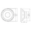 BLOW garsiakalbis A-300 8Ohm 500W