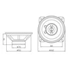 BLOW 30-802# Automobilinis garsiakalbis BLOW R-100 x2
