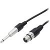 Blow Jungtis 6.3MN-XLR mikrofono kištukas 5m