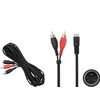 Blow Pūskite Jungtis PLUG SVHS-2RCA 1,2m