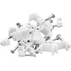 Blow Kabelio laikiklis 6/4mm baltas plokščias