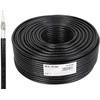 Blow Koaksialinis kabelis RG6U CU 1.02 96x geliu dengtas ekranas, juodas