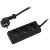 Plastrol Blow Maitinimo ilgintuvas PS-370 3 lizdai su įžeminimu 10m juodas 3x1.5mm