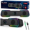 Kompiuterio kolonėlės Blow 66-406# Kompiuterio garsiakalbiai ms-35 garso juosta RGB