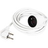 Blow PR-160 prailgintuvas, 1 lizdas su įžeminimu, 5 m, baltas (3x1.5 mm)