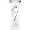 Blow PR-160 prailgintuvas, 1 lizdas su įžeminimu, 5 m, baltas (3x1.5 mm)