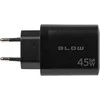 Blow Sieninis įkroviklis USB lizdas + USB-C PD 45W + laidas