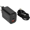 Blow Sieninis įkroviklis USB lizdas + USB-C PD 45W + laidas