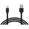 Blow USB A - micro B jungtis, 0.80 m, juoda