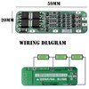 Oem BMS PCM PCB modulis ličio jonų elementų įkrovimui ir apsaugai - 3S - 12V - 20A - skirtas 18650 elementų