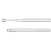 Oem BNC114 teleskopinė antena - 3.9 cm / 8.8 cm - 4 skyriai - litavimui