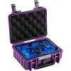 Bw Cases Dėklas B&W Type 500, skirtas DJI Osmo Pocket 3 Creator Combo (violetinė)