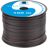 Cabletech Laidas kolonėlėms 2x0.16mm² juodas/raudonas, laidininkas CCA (variuotas aliuminis)