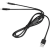 Cabletech Kabelis USB A kištukas - USB C kištukas/Lightning kištukas (2in1) 1m