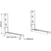 Cabletech Sieninis laikiklis mikrobangų krosnelei MC-01
