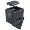 Choetech T632-F 3-in-1 15W indukcinis įkroviklis (juodas)