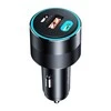 Choetech TC0011 automobilinis įkroviklis 130W 2x USB C 1x USB A - juodas