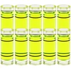 Cilindrinis buteliukas 9.5x25 mm - 10 vnt, Idealus nivelyras tiksliam darbui