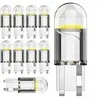 COB LED lemputė W5W T10 12V - geltona - T10 HPC 360 sferinė - techninė