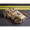 Cobra Drift Racking Car - lenktyninis automobilis - mechaninis sulankstomas modelis - fanera - 370 elementų - Ugearsmodels